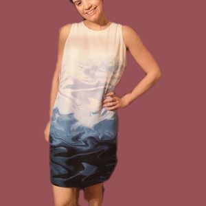 4P Vince Camuto Echo Blue Dress